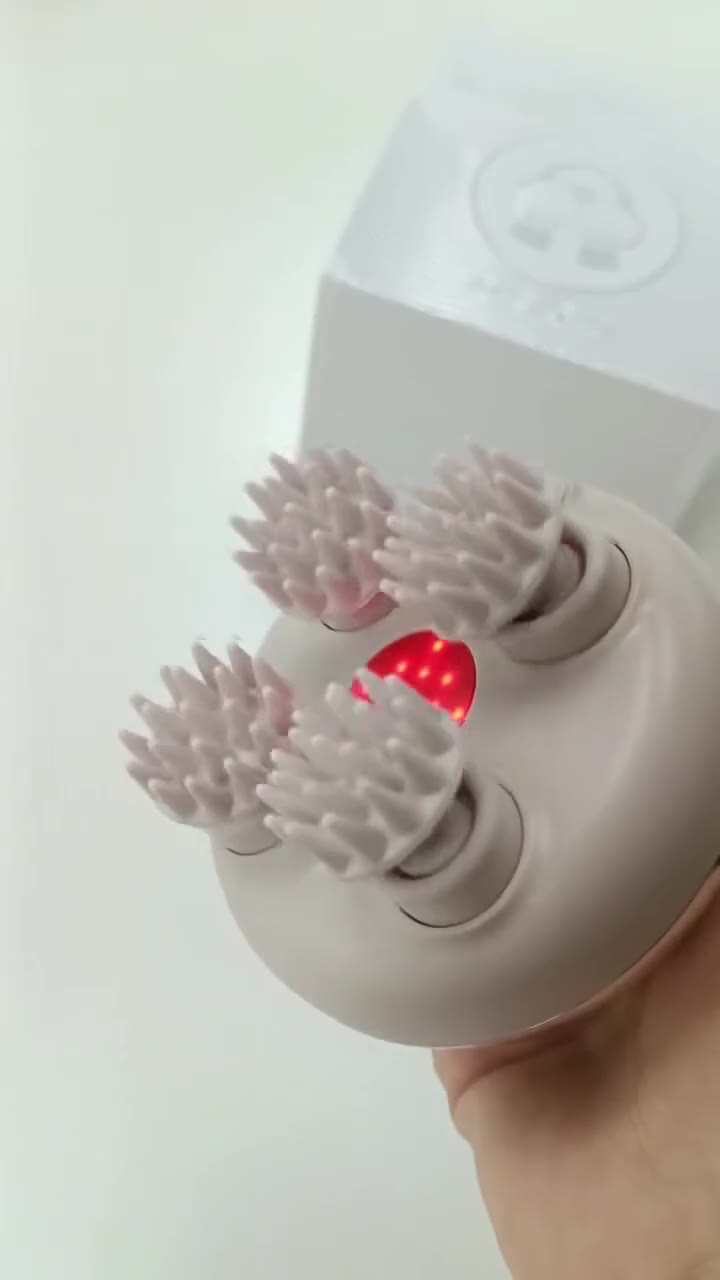Scalp Massager - Electric Head Massager Scalp Waterproof IPX6, Hair Massage Stress Relax, Rechargeable Hair Head Scratcher
