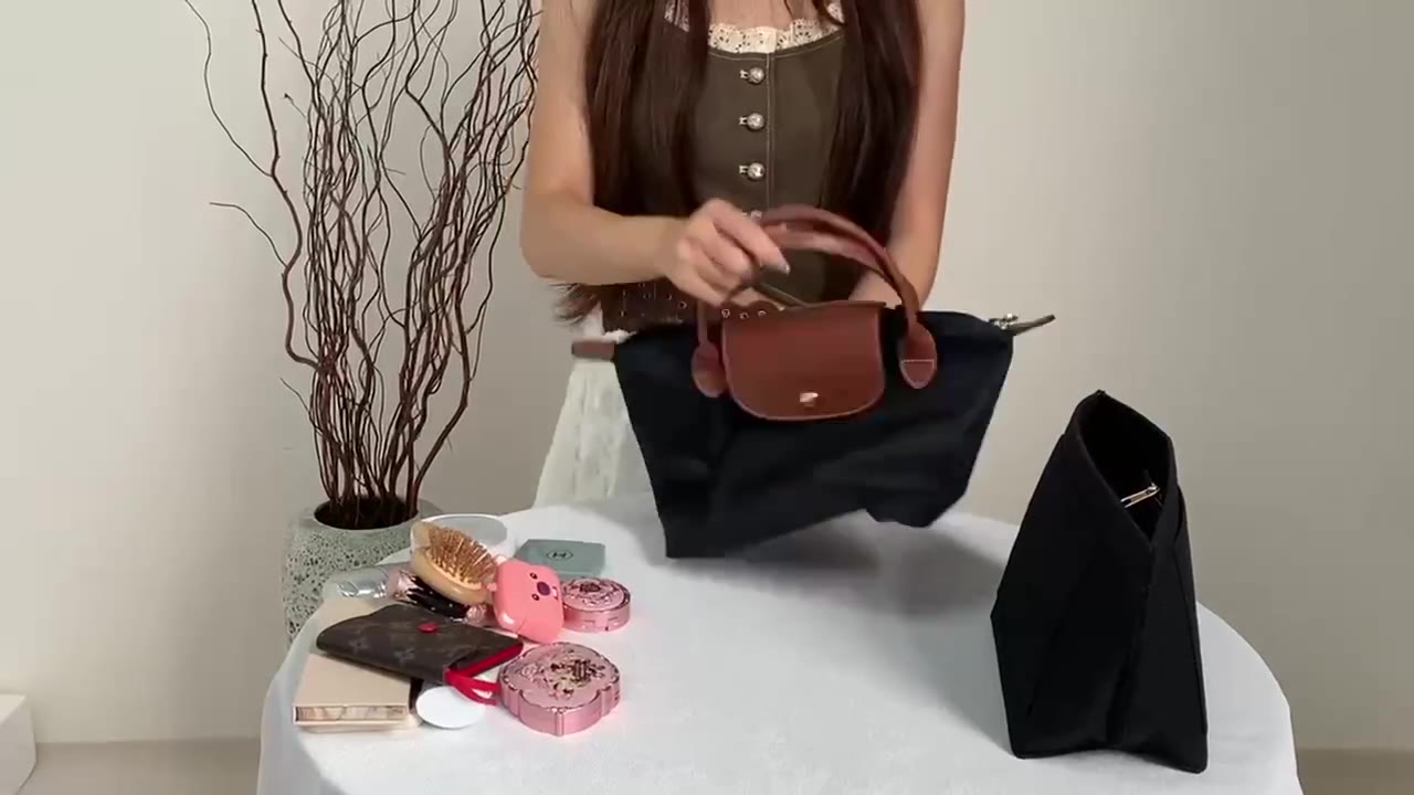 Purse Organizer Insert, Felt Bag Organizer For Handbag Purse Organizer, 5 Colors, 3 Size